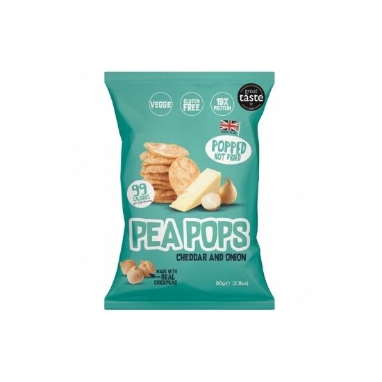 Picture of PEA POPS CHEDDAR & ONION 80GR